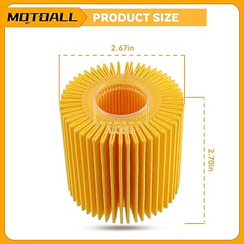 Amazon.com: MOTOALL 04152-YZZA1 Oil Filter Kit for Toyota